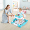 6 in 1 Foldable Baby Walker with Adjustable Height-Green - Gallery View 1 of 11