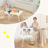 5-in-1 Baby Wooden Convertible High Chair -Gray - Gallery View 1 of 9