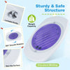 Balance board maze for kids featuring a non-slip surface, 360° rotation, and three maze discs for safe balancing fun.