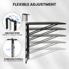 Large metal folding bar table with adjustable height and width, designed for versatile balcony use and maximum.