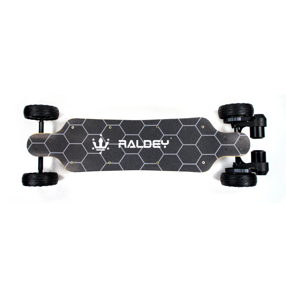 Raldey Bamboo V3S-AT All-Terrain Electric Skateboard 28 MPH 19 Mile Range Belt Drive 1500W New