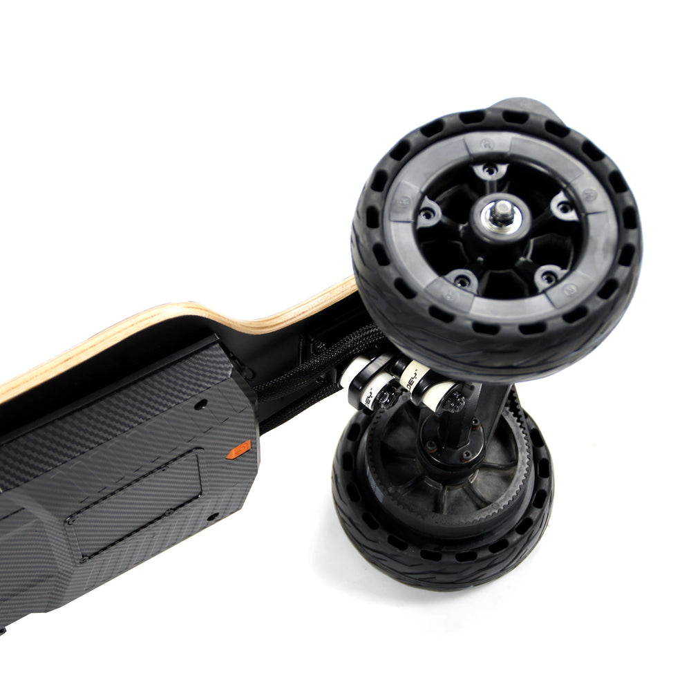 Raldey Bamboo V3S-AT All-Terrain Electric Skateboard 28 MPH 19 Mile Range Belt Drive 1500W New