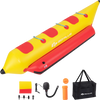 3-Person Inflatable Banana Boat with Electric Air Pump Carrying Bag and Repair Kit