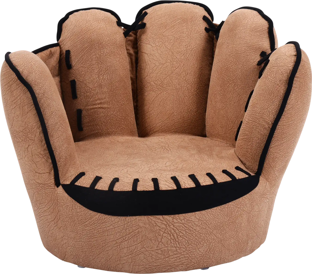 Household Five Fingers Baseball Glove Shaped Kids Leisure Upholstered Sofa