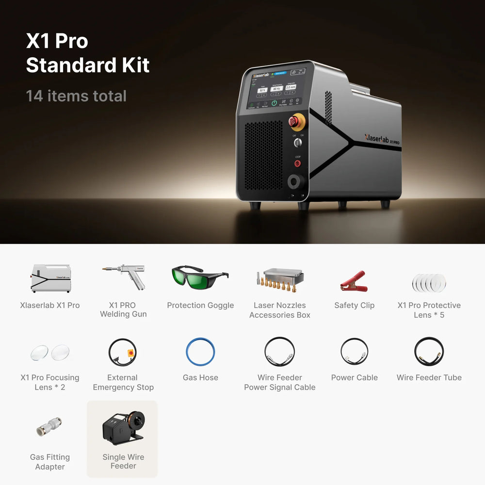 Xlaserlab X1 Pro Laser Welder Cutter Cleaner 700W Standard Kit New