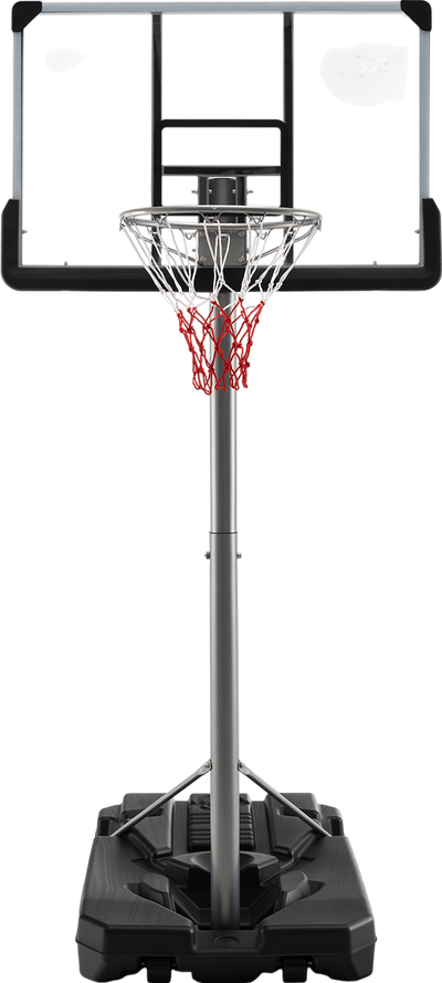 Costway Basketball Hoop with 5.4'-6.6' Adjustable Height and 50