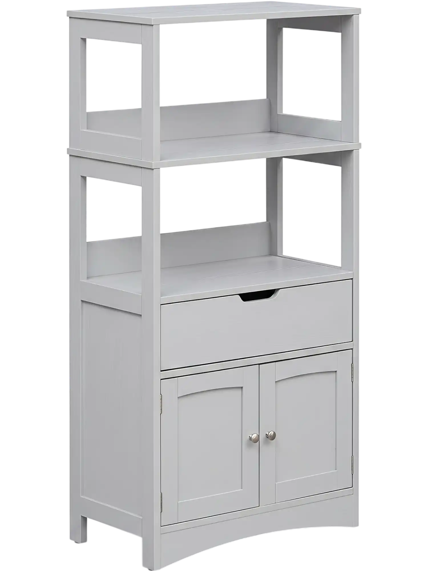 Costway Bathroom Storage Cabinet Open Shelves Drawer Doors 70622790 New