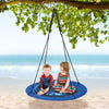 40 Inches Saucer Tree Swing with Adjustable Hanging Ropes and 900D Oxford Fabric-Whale - Gallery View 1 of 10