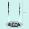 40-inch saucer tree swing with adjustable ropes, made of 900D oxford fabric, perfect for outdoor fun for kids.