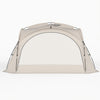 Beach Tent for 12-15 People Easy Setup Dome Canopy Tent with 4 Removable Zippered Sidewalls-Brown - Gallery View 1 of 2