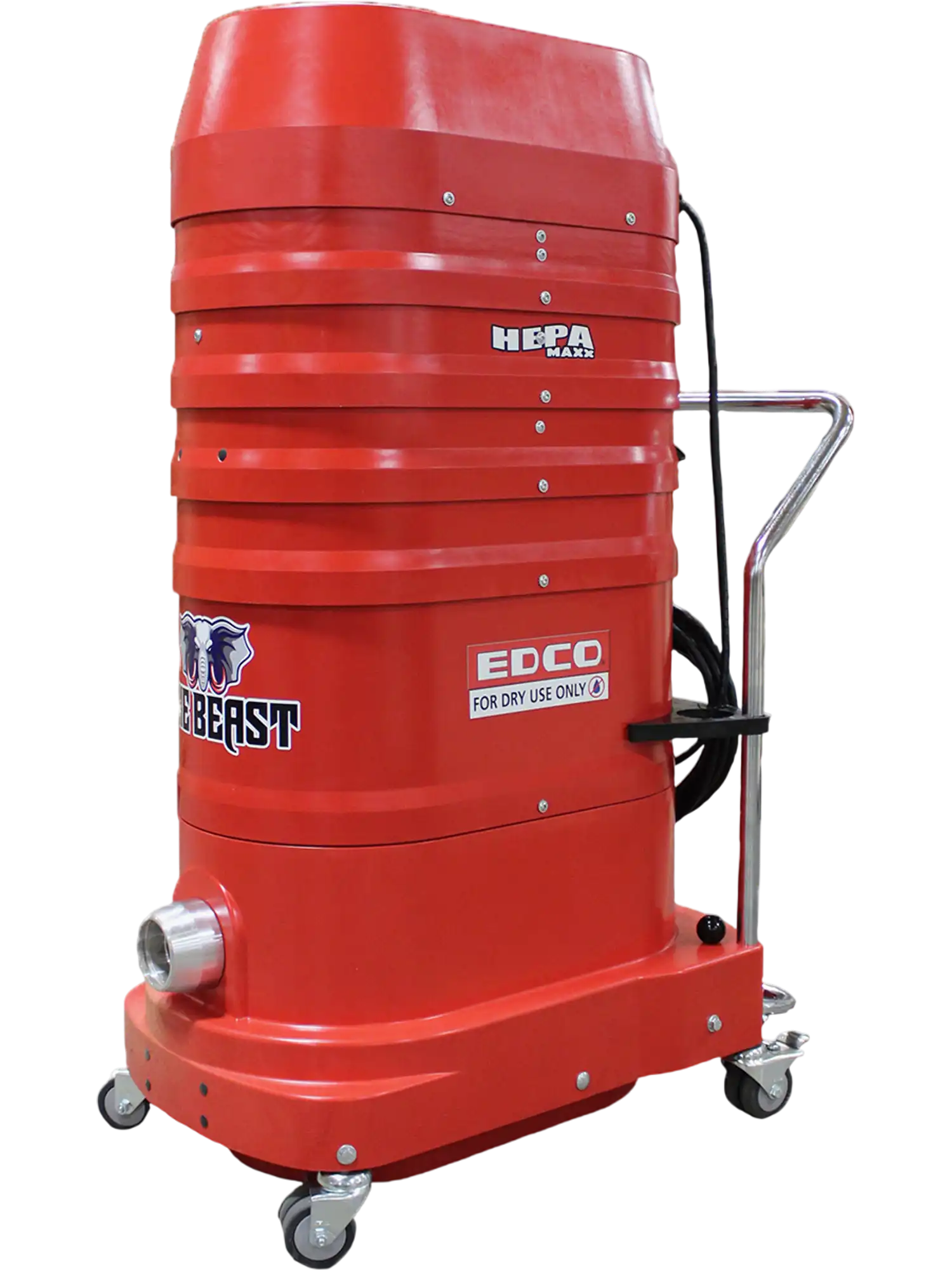 EDCO Beast II Dustpan Vacuum 330 CFM HEPA Filtration with 25' Hose 115V New