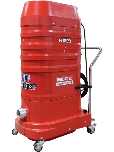 EDCO Beast II Dustpan Vacuum 330 CFM HEPA Filtration with 25' Hose 115V New