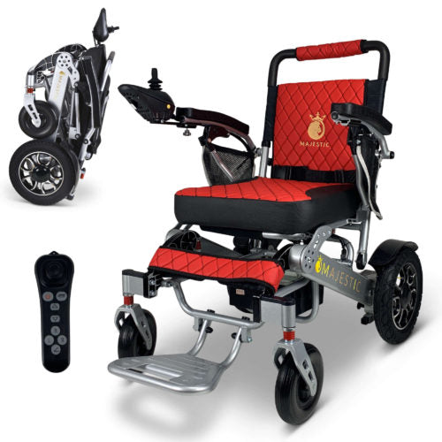 ComfyGO Majestic IQ-7000 Manual Folding Remote Controlled Electric Wheelchair New