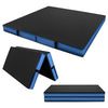 Bi-Fold Gymnastics Mat Thick Folding Exercise Mat with Carrying Handles - Gallery View 4 of 11