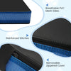 Bi-Fold Gymnastics Mat Thick Folding Exercise Mat with Carrying Handles - Gallery View 7 of 11