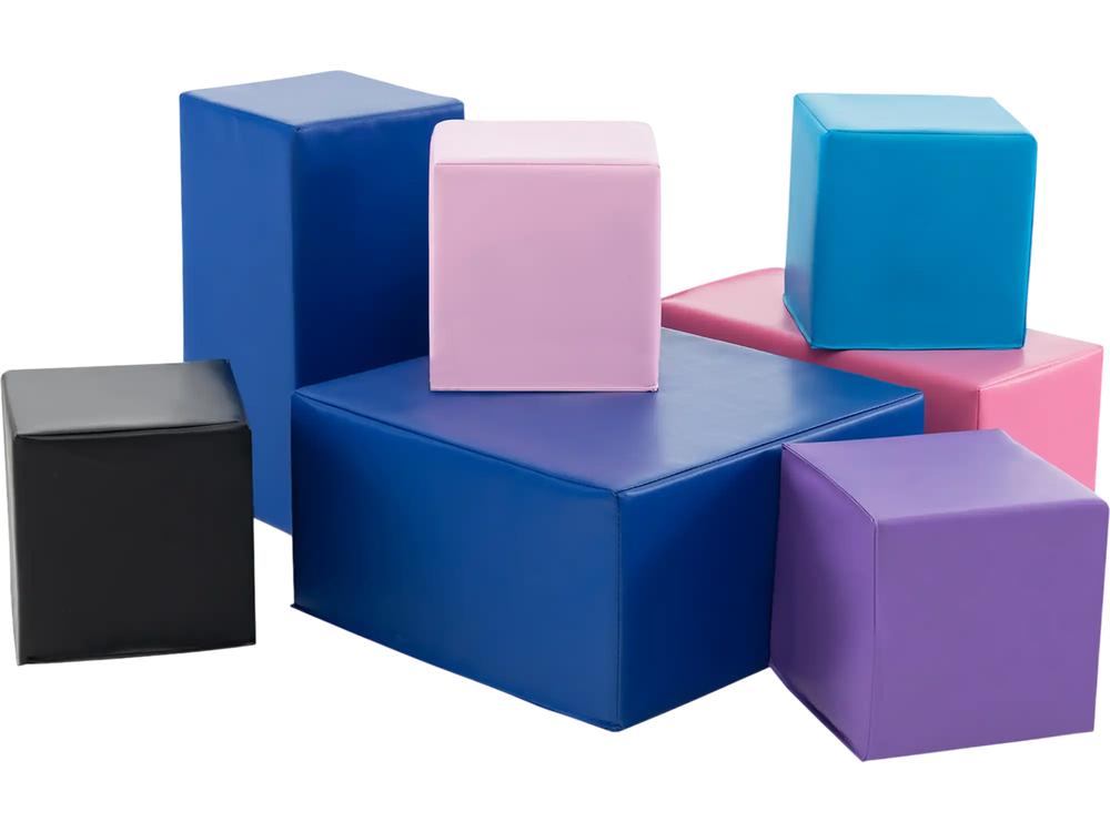 7-Piece Big Foam Building Blocks for Toddlers and Kids