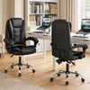 Big High Back Executive Chair with Linkage Armrests and Leather Padded Seat for Office-Black - Gallery View 1 of 10