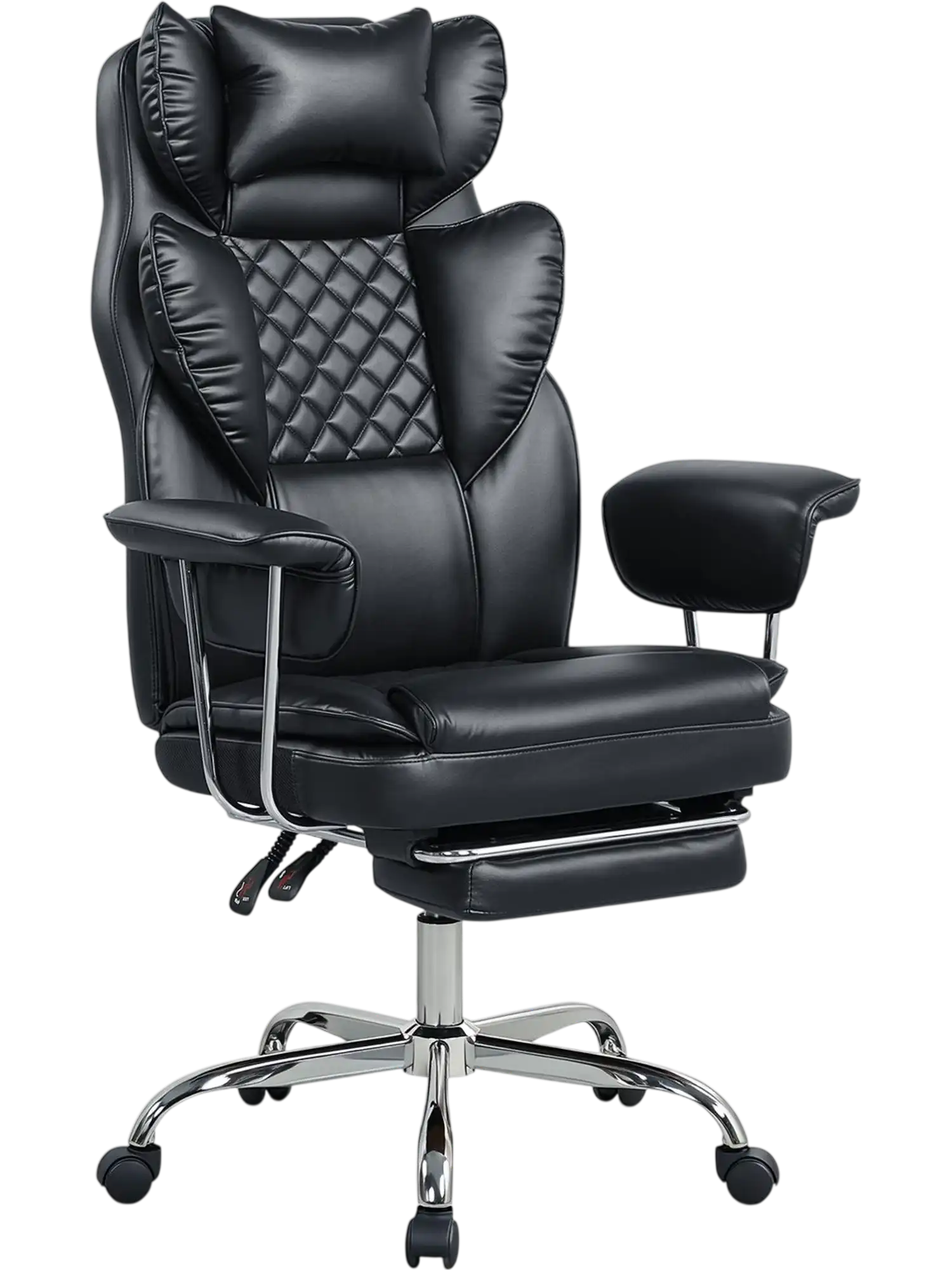 Costway Big & Tall Executive Office Chair Lumbar Support Adjustable Seat 54073199 New