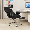 Big and Tall Executive Office Desk Chair with Footrest-Black - Gallery View 1 of 11
