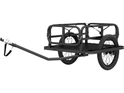 Costway Heavy-Duty Bike Cargo Trailer Bicycle Wagon Cart w/ Universal Hitch 99126765 New