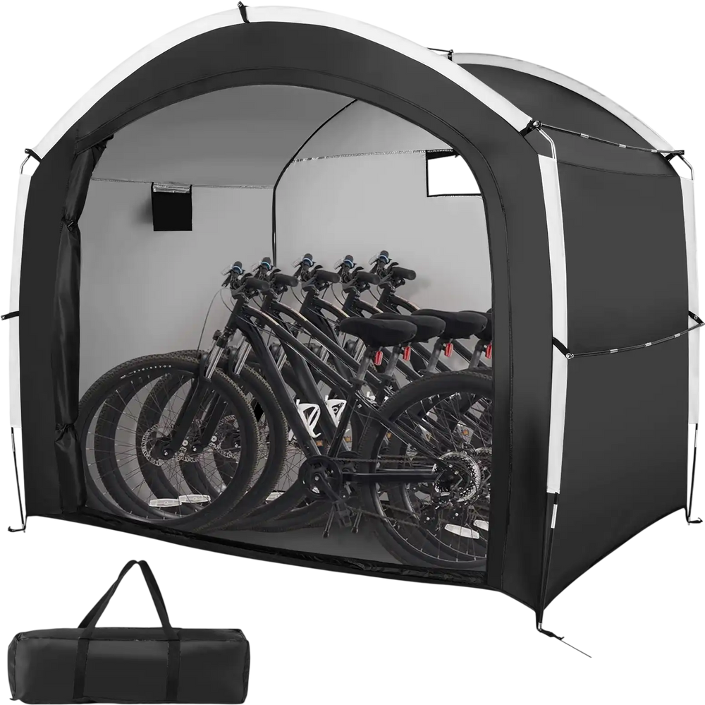 Bike Storage Shed Tent with PU4000MM Waterproof 210D Oxford Fabric for 5 Bikes