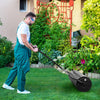 Metal Lawn Roller with Detachable Gripping Handle-Black - Gallery View 1 of 11
