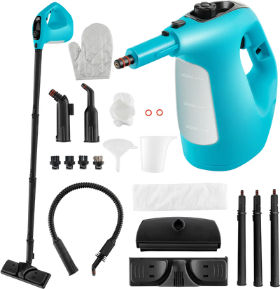 Costway 1400W Handheld Steam Cleaner 14-Pc Accessory Kit Child Lock 82479653 New