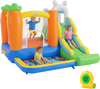 Bounce House for Kids 3-12 with Climbing Wall and 370W Blower for Backyard Party