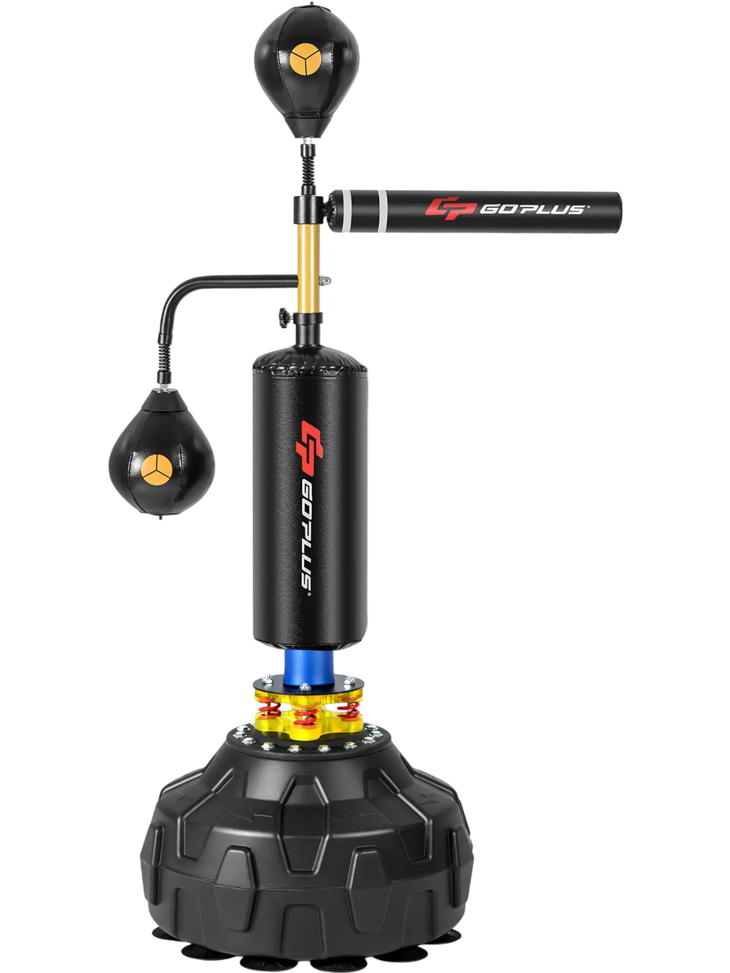 Costway Freestanding Fillable 360° Spinning Boxing Speed Trainer Adjustable Height 78523169 New