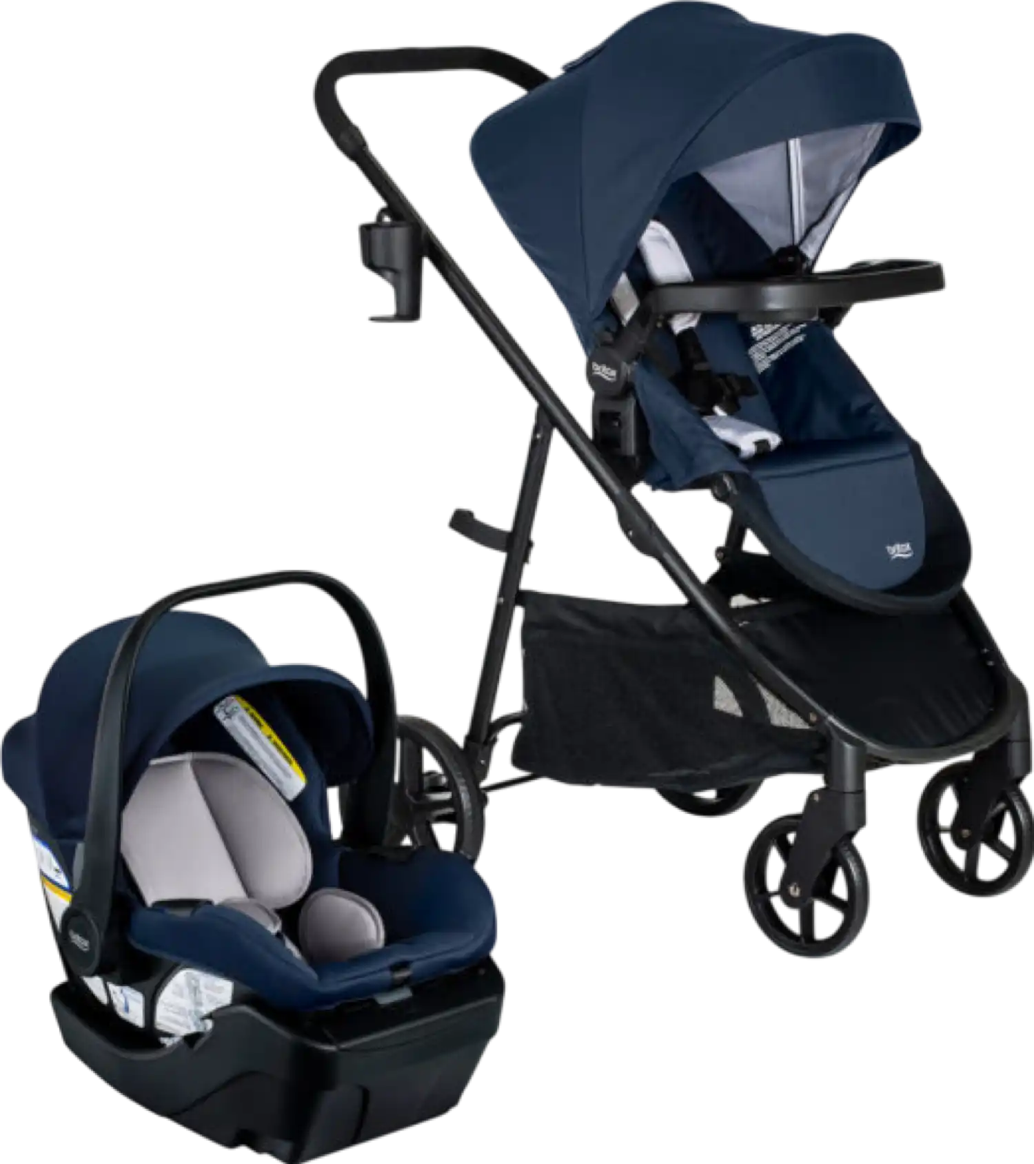 bassinet for britax stroller Britax Stroller and Car Seat Combo Willow Brook Travel System ClickTig