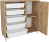 Buffet Cabinet Sideboard with Storage and Removable Drawers