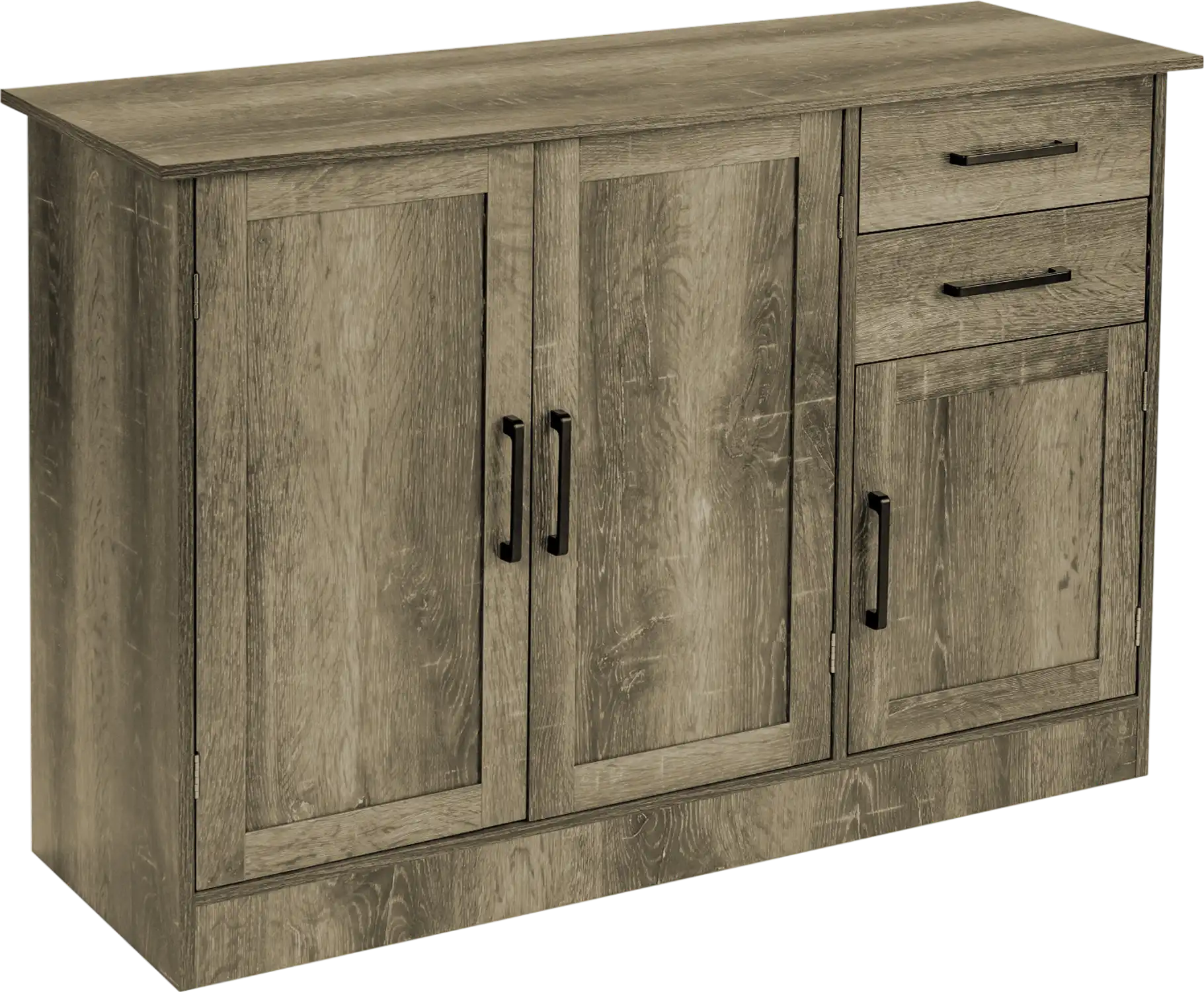 Costway Buffet Server Storage Cabinet 2-Door 2-Drawer 43716890 New