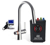 AquaNuTech 4N1 Aqua-System Contemporary Faucet with Hot Water Dispenser and Leak Detector New