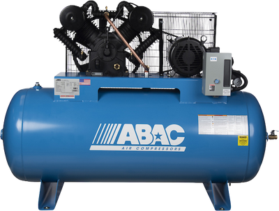 ABAC ABC10-23120H Air Compressor 10HP 120 Gal. Two-Stage 3-Phase 230V Ironman Series New