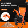 EFCUT C30 LITE Wood Chipper 3" Horizontal 7HP 212cc 4-stroke Gas-Powered 15:1 Reduction Ratio New