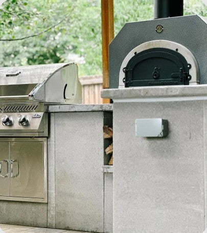 Chicago Brick Oven CBO-500 Countertop Wood Fired Pizza Oven 27" x 22" Cooking Surface New