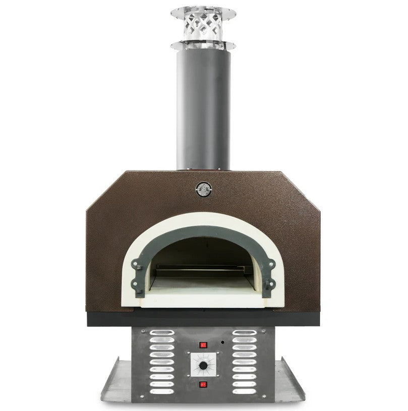 Chicago Brick Oven CBO-750 Hybrid Countertop Pizza Oven Natural Gas Dual-Fuel 38" x 28" Commercial Copper Vein New