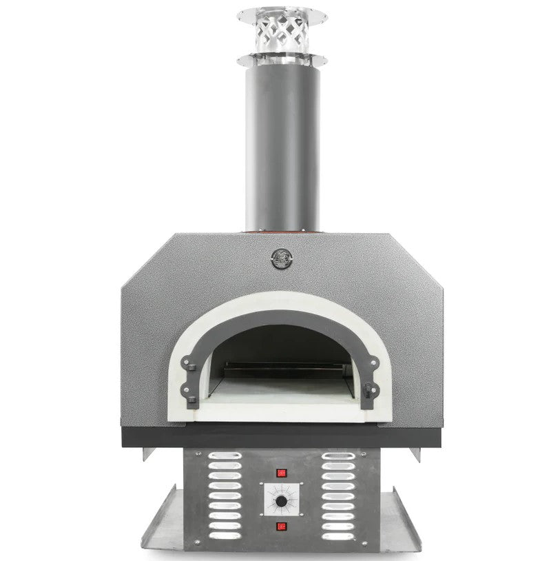 Chicago Brick Oven CBO-750 Hybrid Countertop Pizza Oven Natural Gas Dual-Fuel 38" x 28" Commercial Silver Vein New