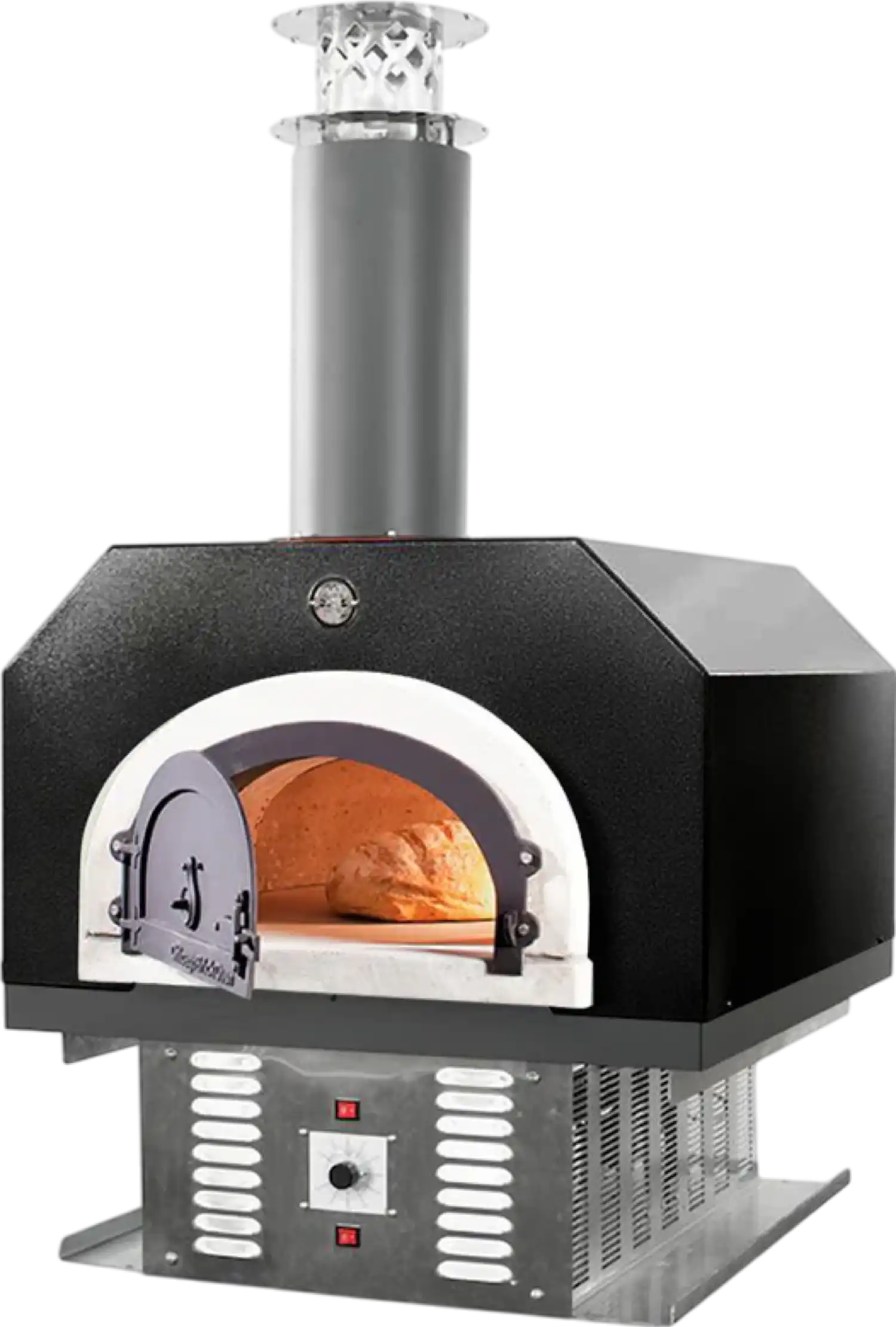 Chicago Brick Oven CBO-750 Hybrid Countertop Pizza Oven Natural Gas Dual-Fuel 38