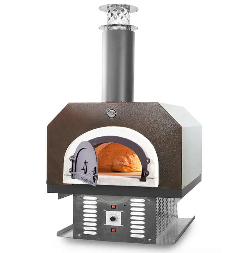 Chicago Brick Oven CBO-750 Hybrid Countertop Pizza Oven Natural Gas Dual-Fuel 38" x 28" Residential Copper Vein New