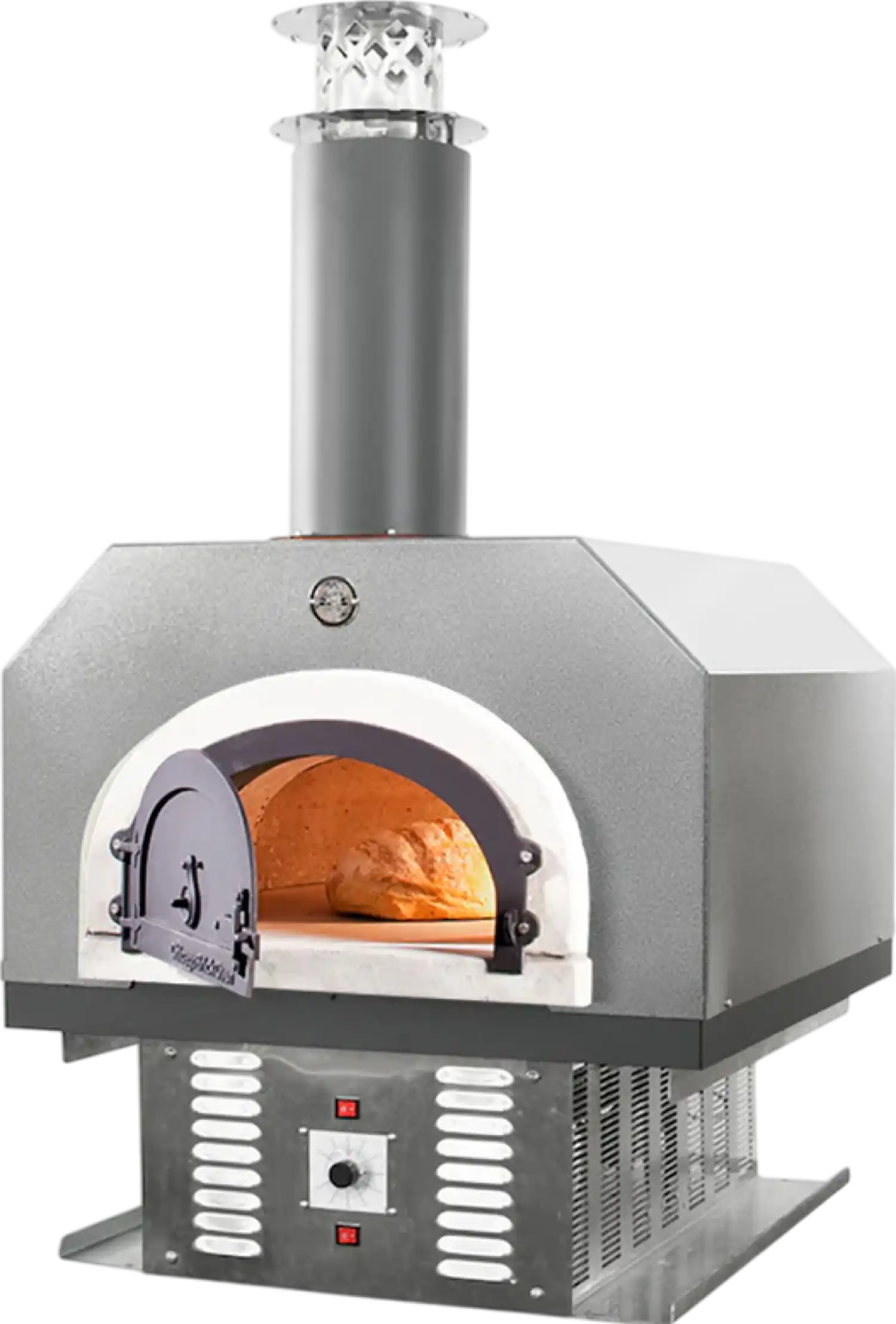Chicago Brick Oven CBO-750 Hybrid Countertop Pizza Oven Natural Gas Dual-Fuel 38