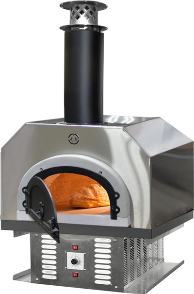 Chicago Brick Oven CBO-750 Hybrid Countertop Pizza Oven Natural Gas Dual-Fuel 38