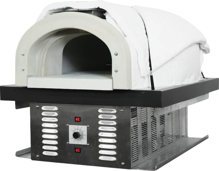 Chicago Brick Oven CBO-750 Hybrid DIY Pizza Oven Kit Natural Gas Dual-Fuel 38