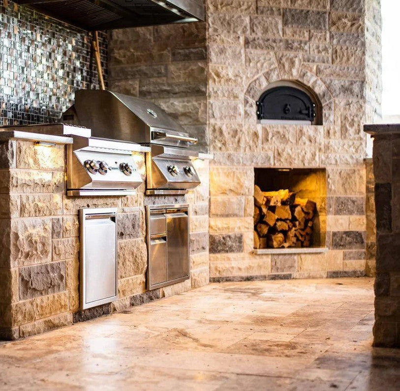 Chicago Brick Oven CBO-750 DIY Wood Fired Pizza Oven Kit 38" x 28" Cooking Surface New