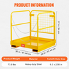 Vevor Forklift Safety Cage 36" x 36" Work Platform 1200 lbs Capacity Foldable For Aerial Job New