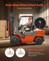 Vevor Forklift Tractor Seat Adjustable Suspension and Backrest Foldable Universal Fit New