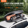 Vevor Rooftop Cargo Carrier 11 Cu. Ft. ABS Hard Shell Luggage Box with Dual-Sided Opening and 2 Straps New