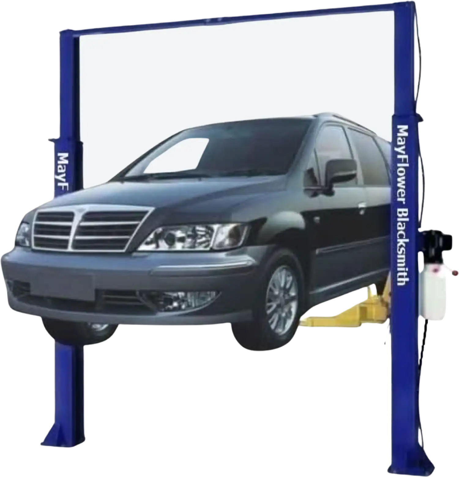 Mayflower Tools Blacksmith Two Post Car Lift Max Lift Height 71