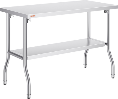 Vevor Folding Commercial Prep Table 48