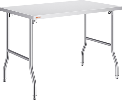 Vevor Folding Commercial Prep Table 48